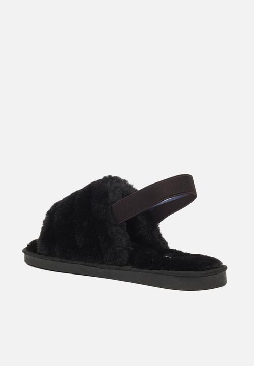 Miss Black - Rella5 slipper - black