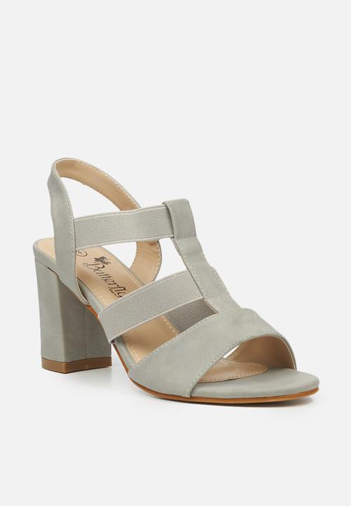 Butterfly Feet - Valery 1 heel - grey