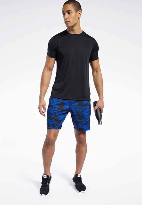 Reebok - Wor comm printed short - cobalt