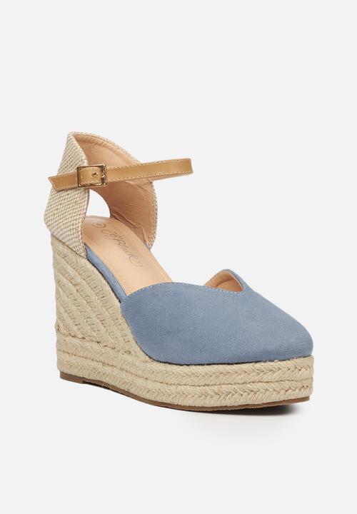 Miss Black - Vendetta1 espadrille wedge - blue