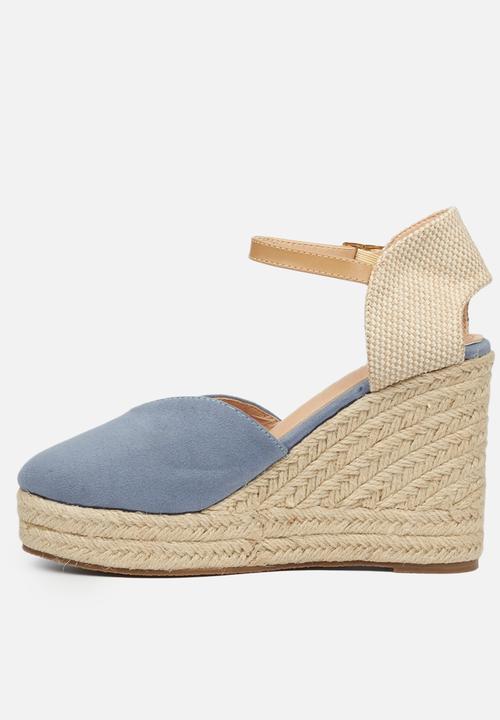 Miss Black - Vendetta1 espadrille wedge - blue
