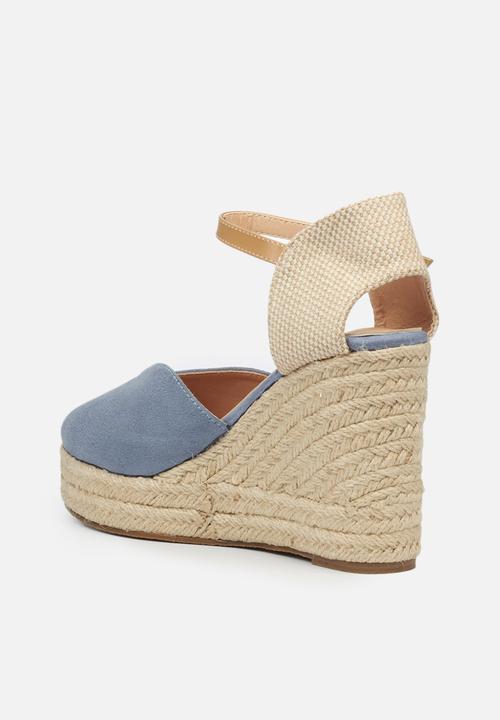 Miss Black - Vendetta1 espadrille wedge - blue