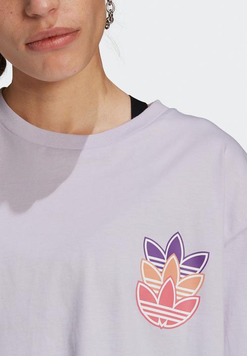 adidas Originals - Short sleeve graphic tee - purple tint