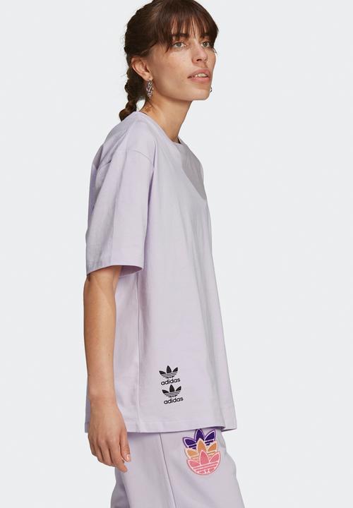 adidas Originals - Short sleeve graphic tee - purple tint