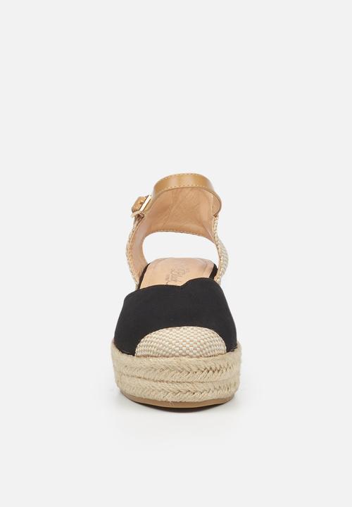 Miss Black - Violette1 espadrille wedge - black