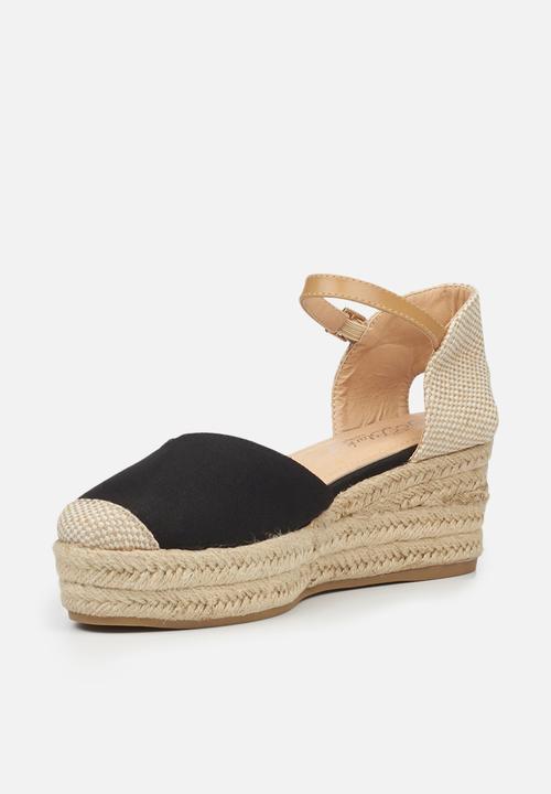 Miss Black - Violette1 espadrille wedge - black