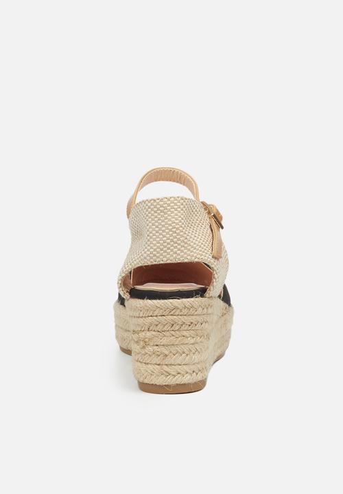Miss Black - Violette1 espadrille wedge - black