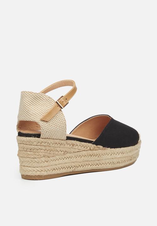 Miss Black - Violette1 espadrille wedge - black