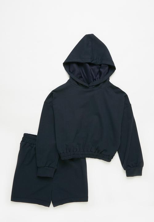 Superbalist - Hoodie and short set - navy