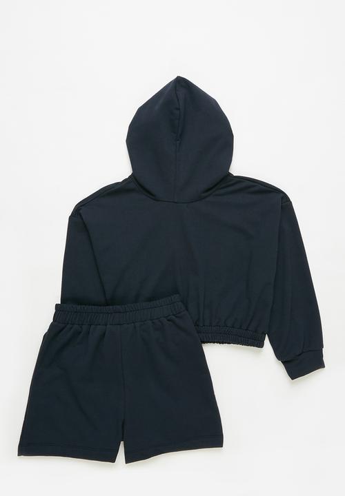 Superbalist - Hoodie and short set - navy