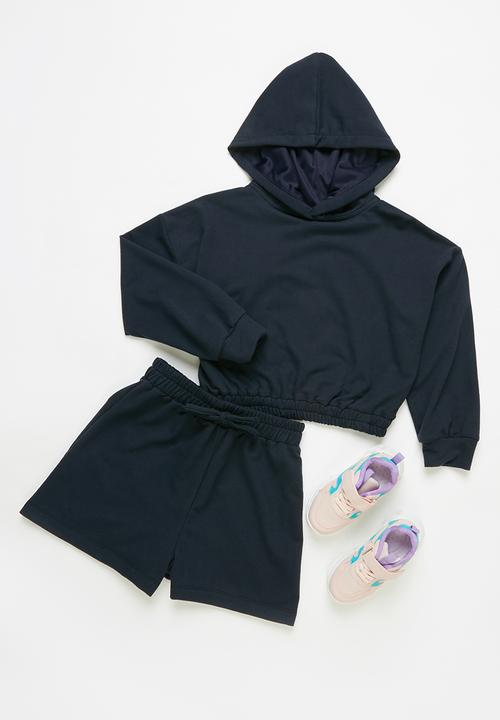 Superbalist - Hoodie and short set - navy