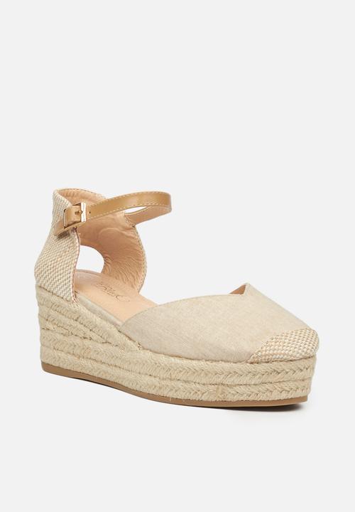 Miss Black - Violette1 espadrille wedge - neutral