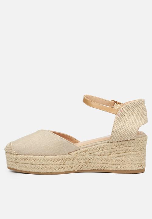 Miss Black - Violette1 espadrille wedge - neutral
