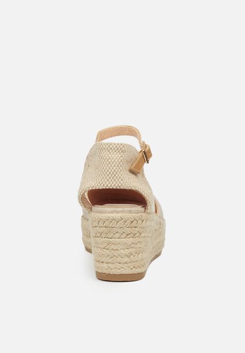 Miss Black - Violette1 espadrille wedge - neutral