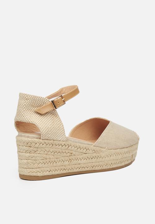 Miss Black - Violette1 espadrille wedge - neutral