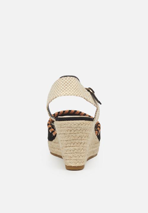 Miss Black - Whip1 espadrille wedge - black