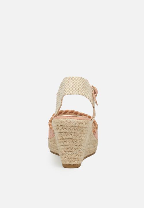 Miss Black - Whip1 espadrille wedge - pink