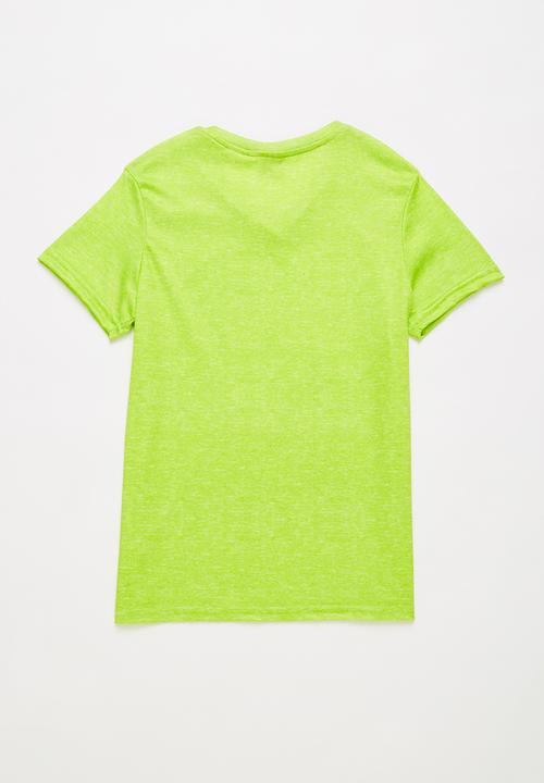 Rebel Republic - V-neck sports tee - lime