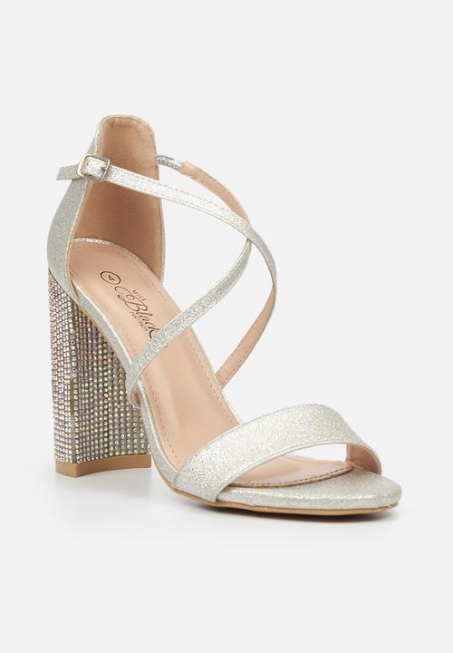 Miss Black - Zama2 heel - silver