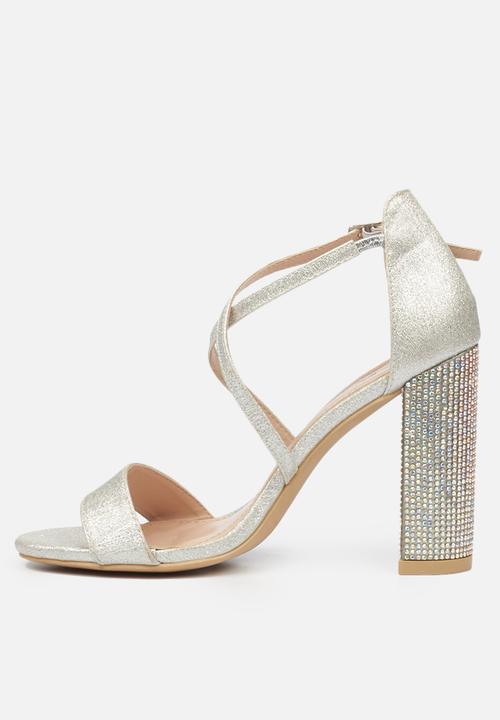 Miss Black - Zama2 heel - silver
