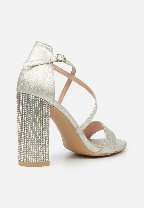 Miss Black - Zama2 heel - silver