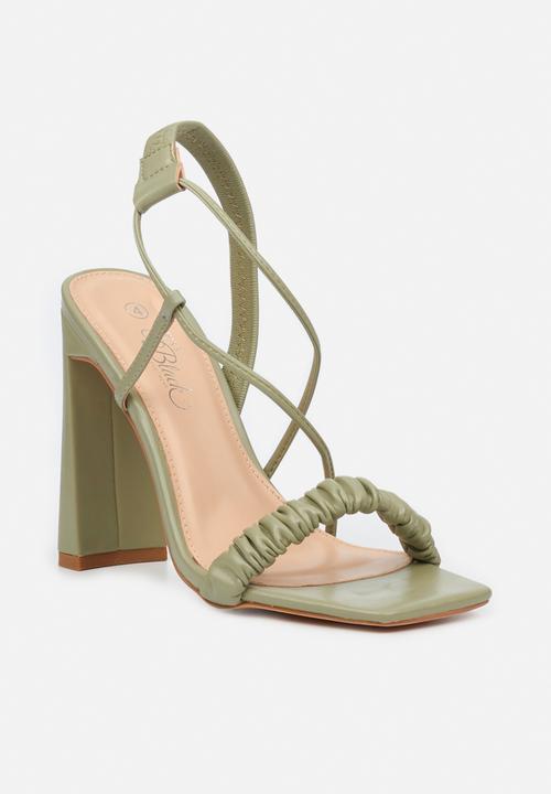 Miss Black - Gin1 heel - green