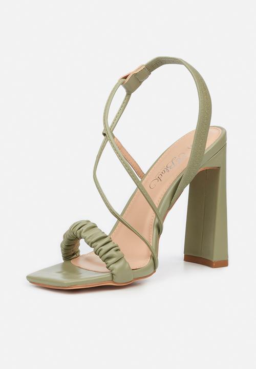 Miss Black - Gin1 heel - green