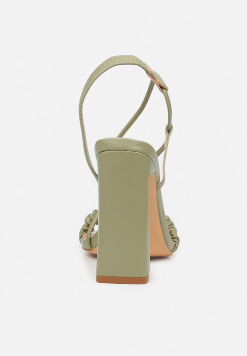 Miss Black - Gin1 heel - green