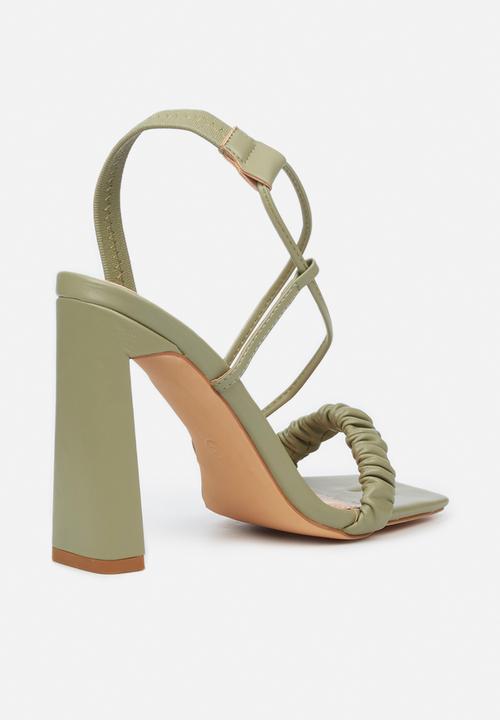 Miss Black - Gin1 heel - green