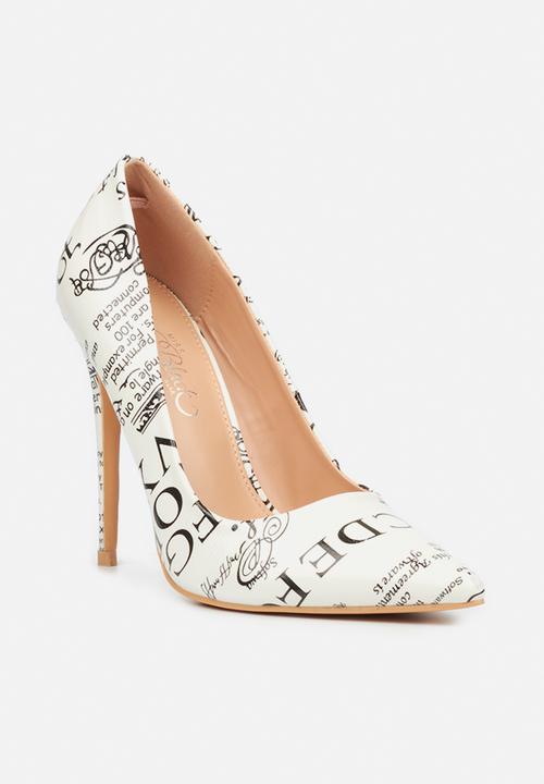 Miss Black - Glossy1 court - white