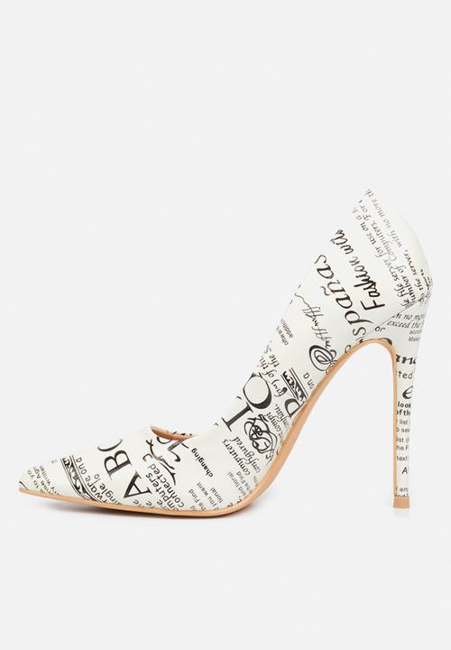 Miss Black - Glossy1 court - white