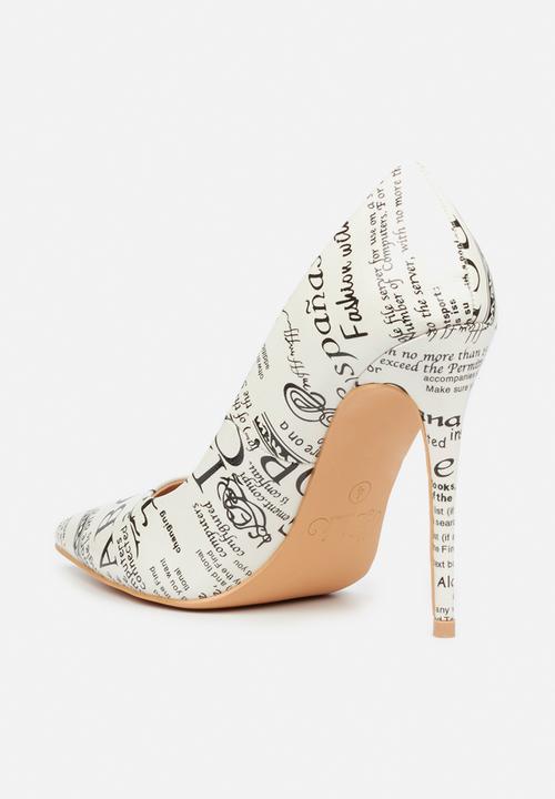Miss Black - Glossy1 court - white