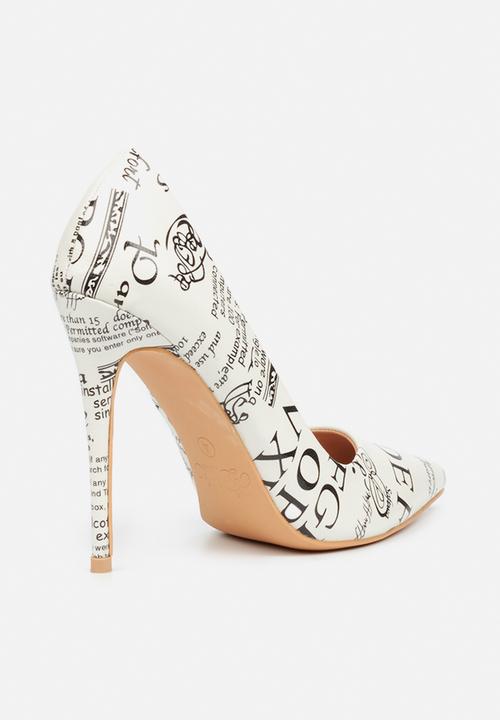 Miss Black - Glossy1 court - white