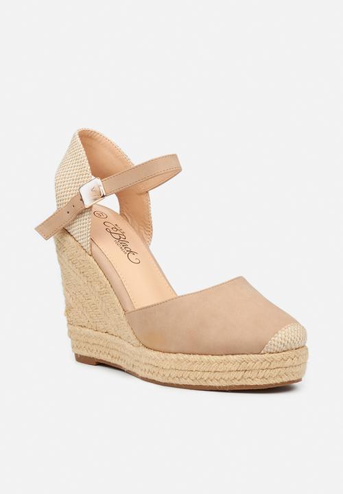 Miss Black - Hooked1 espadrille wedge - taupe