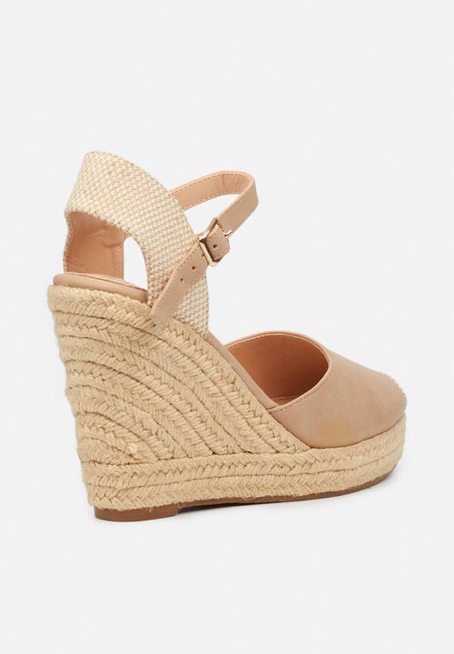 Miss Black - Hooked1 espadrille wedge - taupe