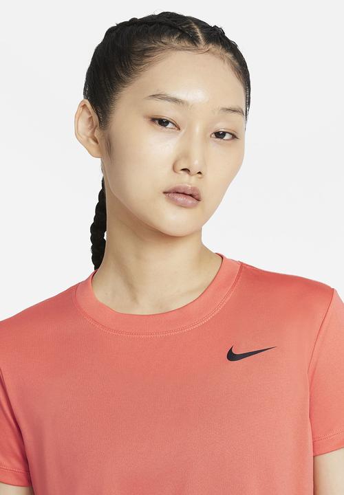 Nike - W Nike dry leg tee crew - peach 