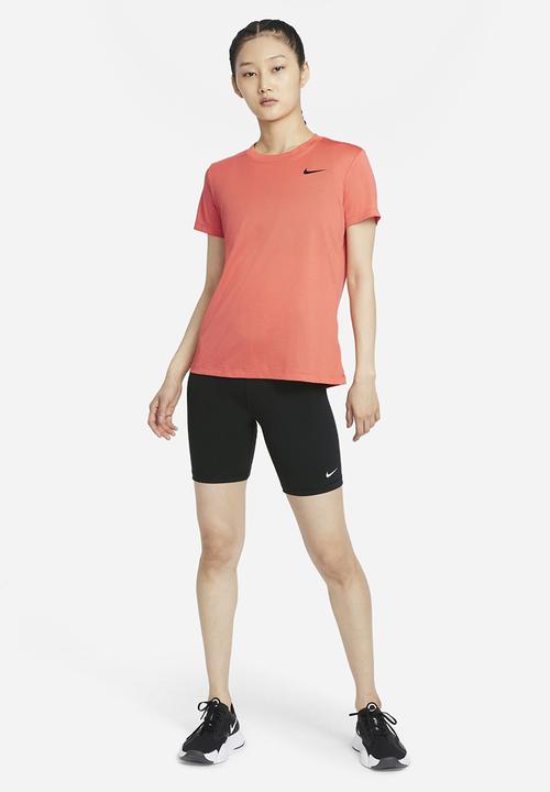 Nike - W Nike dry leg tee crew - peach 