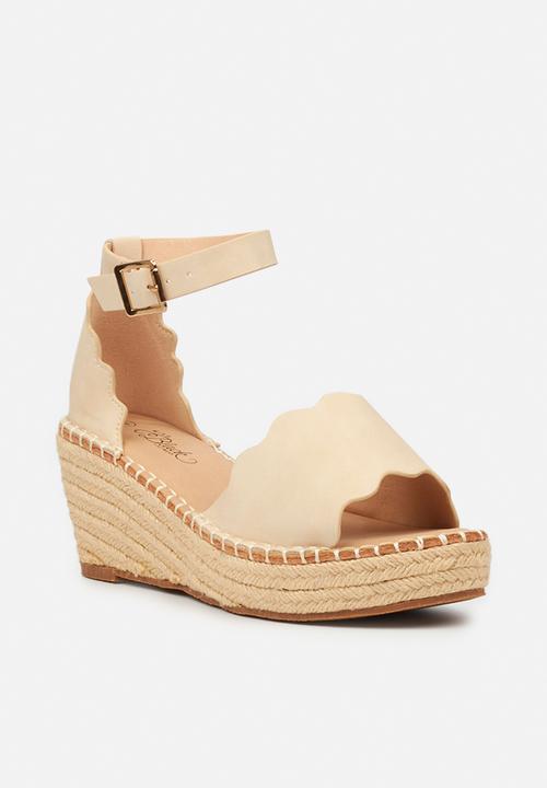 Miss Black - Jayda1 espadrille wedge - neutral