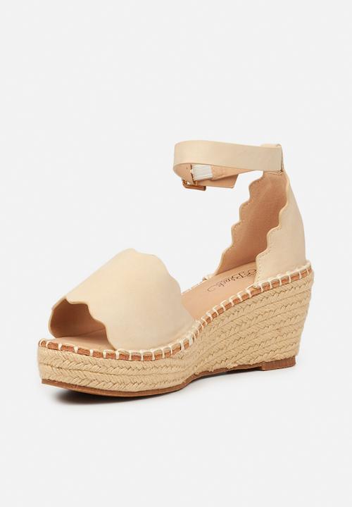 Miss Black - Jayda1 espadrille wedge - neutral