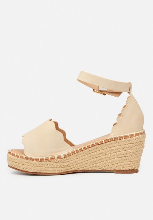 Miss Black - Jayda1 espadrille wedge - neutral
