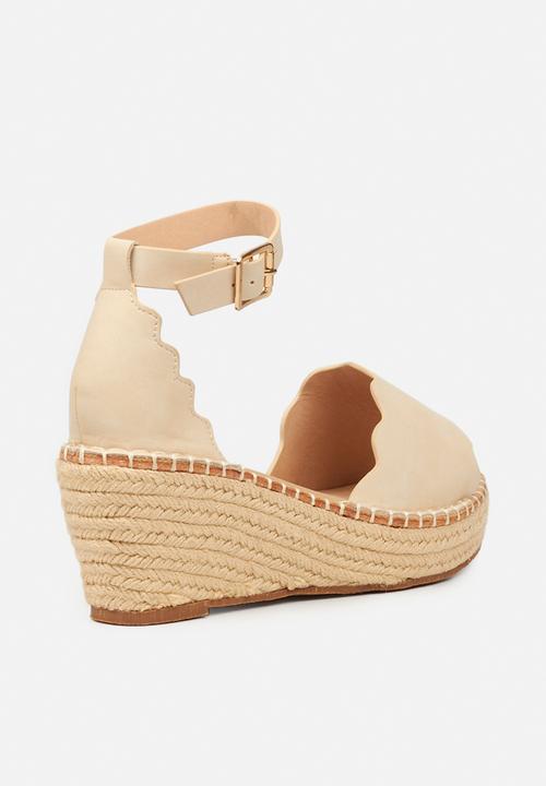 Miss Black - Jayda1 espadrille wedge - neutral