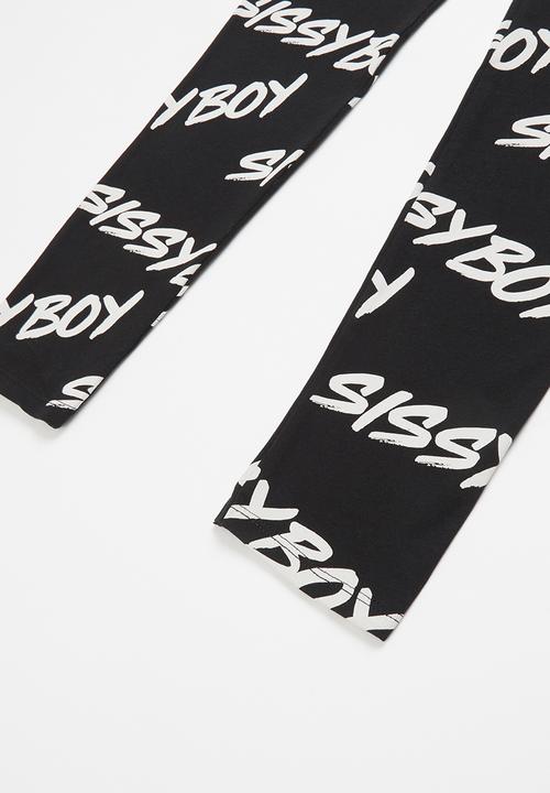 SISSY BOY - Sherbet stories basic legging - black