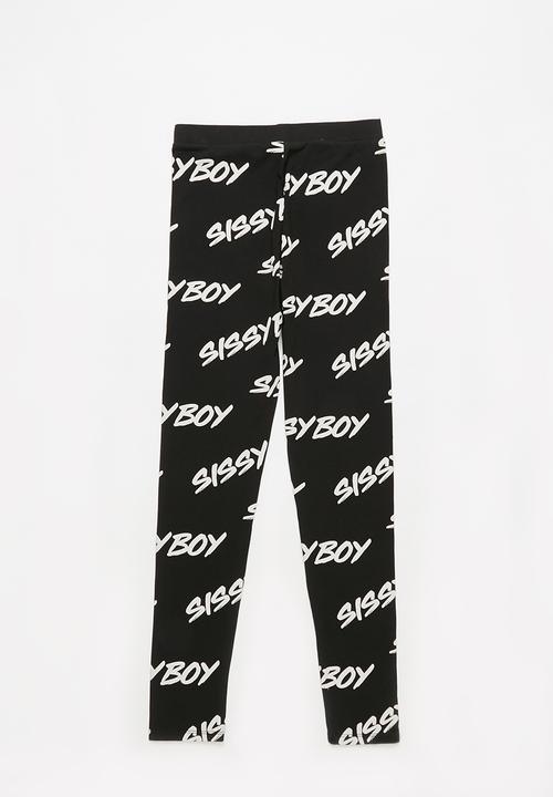 SISSY BOY - Sherbet stories basic legging - black