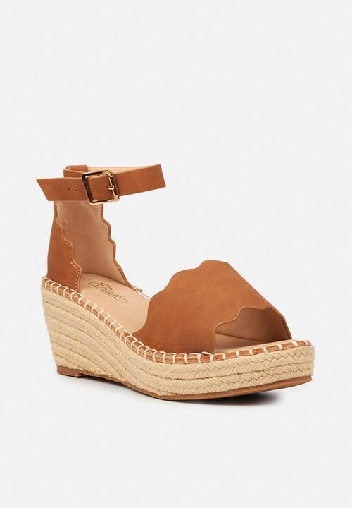 Miss Black - Jayda1 espadrille wedge - tan