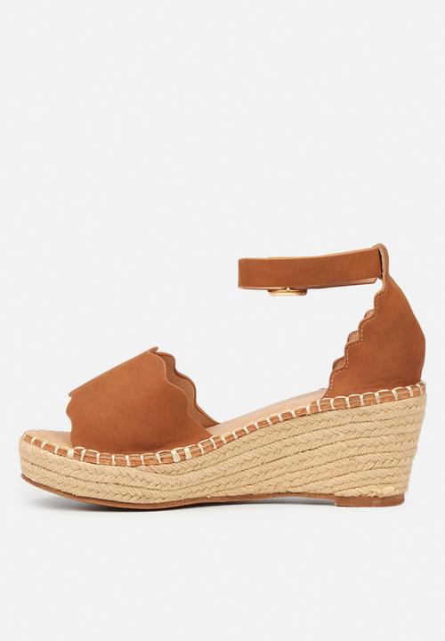 Miss Black - Jayda1 espadrille wedge - tan