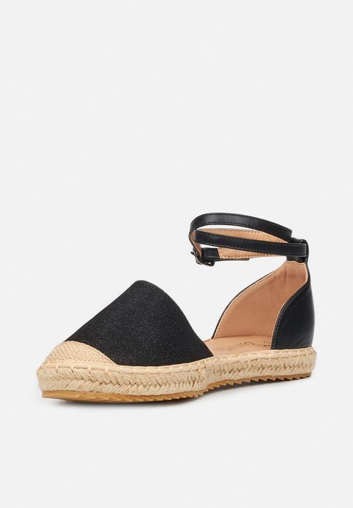 Butterfly Feet - Karla 2 espadrille - black