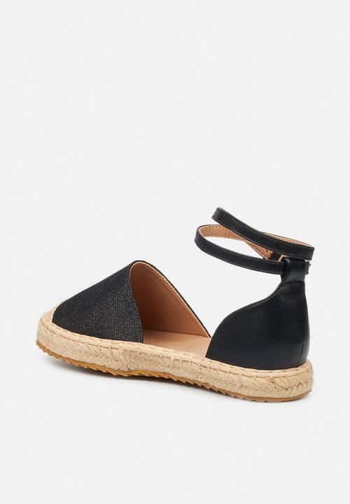 Butterfly Feet - Karla 2 espadrille - black