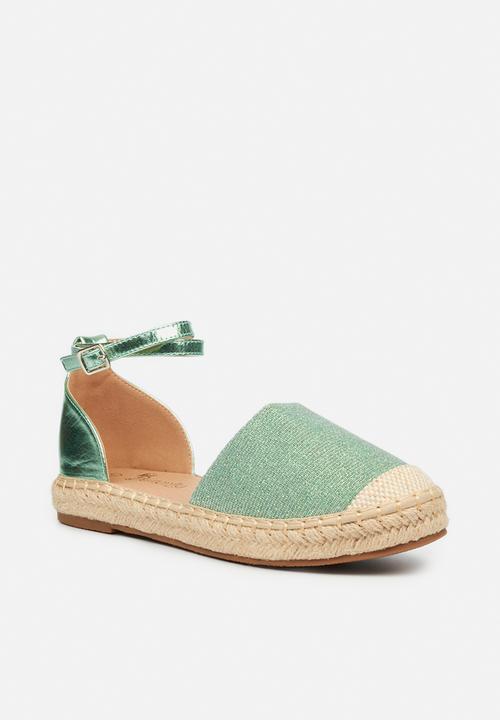 Butterfly Feet - Karla 2 espadrille - green