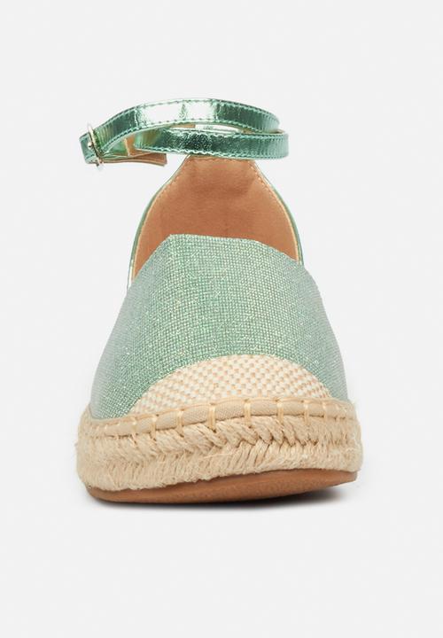 Butterfly Feet - Karla 2 espadrille - green