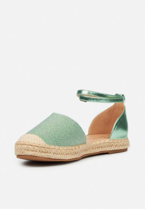 Butterfly Feet - Karla 2 espadrille - green